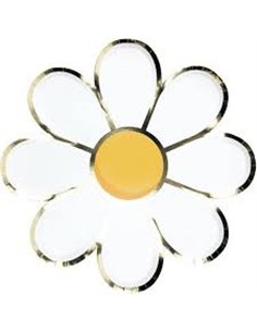 ASSIETTES MARGUERITE HIPPY PARTY 23CM X 8	