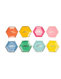 ASSIETTES MULTI JOYEUX ANNIVERSAIRE X8 2