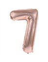 BALLON MYLAR CHIFFRE 7 ROSE GOLD 86CM	