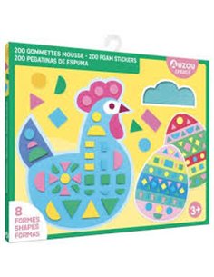 Ma pochette d'artiste - 200 gommettes mousse