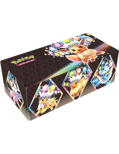 Pokémon EV8.5 : Coffret de rangement surprise évolutions prismatiques (4 boosters)