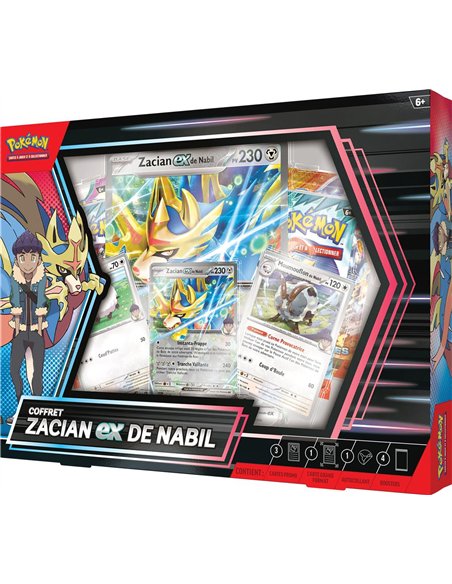 Pokémon : Coffret ex Mars Zacian-ex de Nabil