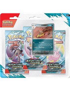 Pokémon EV09 : pack 3 boosters aventures ensemble