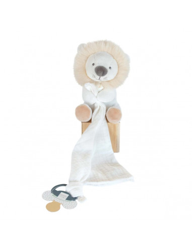 Attache sucette lion