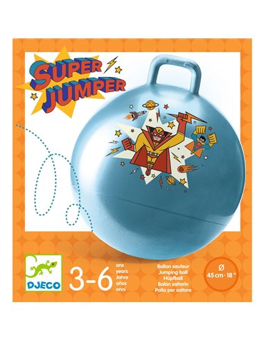 BALLONS SAUTEURS - Ballon sauteur Superheroe - djeco