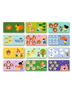PUZZLE DUO - Duo chiffres - djeco 2