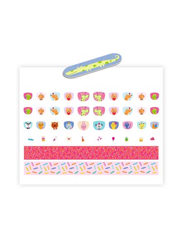 NAILS STICKERS - Bon anniversaire ! - djeco