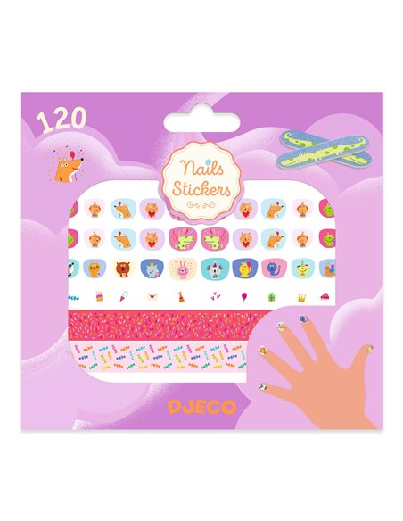 NAILS STICKERS - Bon anniversaire ! - djeco