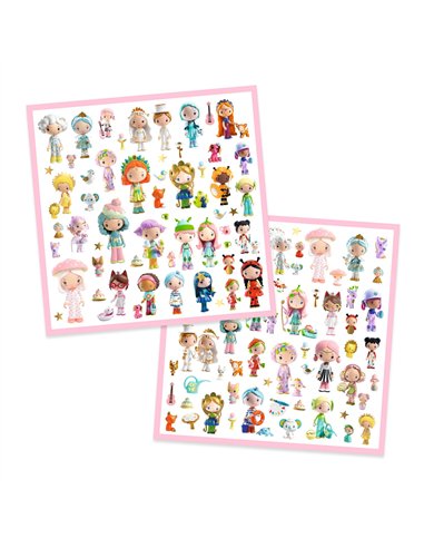 STICKERS PAPIER - Tinyly - Djeco