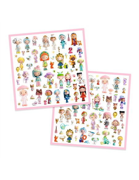 STICKERS PAPIER - Tinyly - Djeco