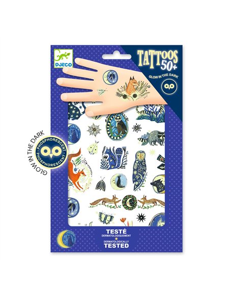 TATOUAGES - Reflets de nuit - djeco
