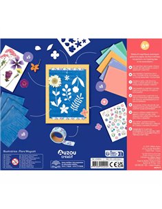Mon coffret d'artiste - Tableaux fleuris - auzou 2