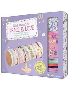Ma boîte à bijoux - Mes bracelets peace & love - auzou