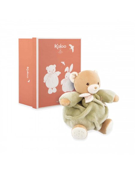 PATAPOUF OURS VERT 17CM - Kaloo