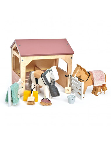 Tender leaf toys meuble de poupées, écurie