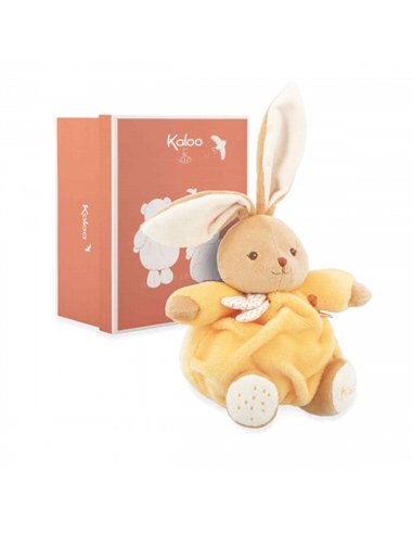 Peluche lapin Patapouf Jaune - 17 cm - Kaloo