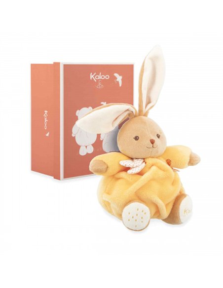 Peluche lapin Patapouf Jaune - 17 cm - Kaloo