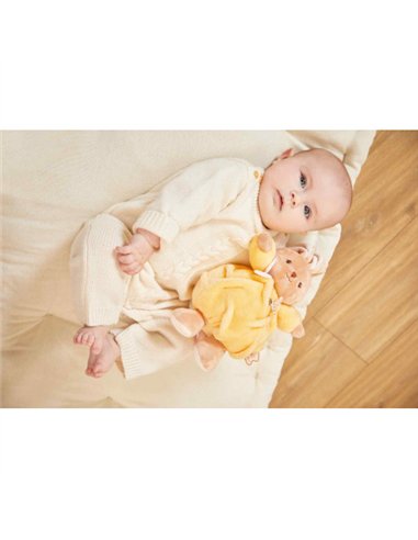 Peluche lapin Patapouf Jaune - 17 cm - Kaloo