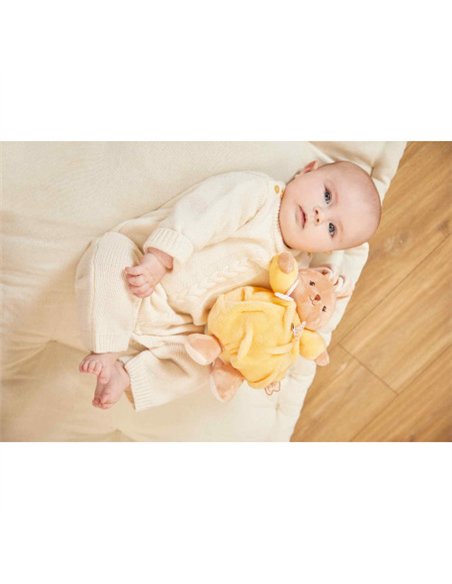 Peluche lapin Patapouf Jaune - 17 cm - Kaloo