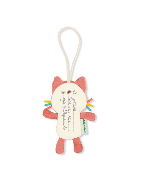 Etiquette bagage Jeanne le chat - Lilliputiens