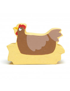 Poule bois