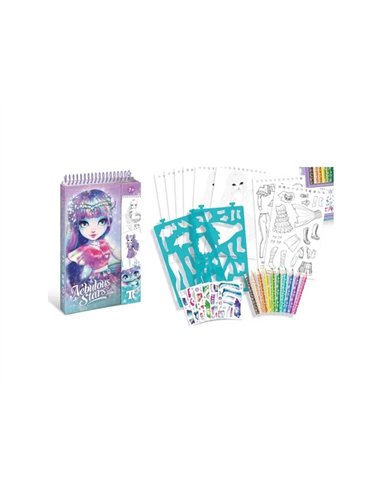 Mini carnet de mode - Isadora - nebulous stars