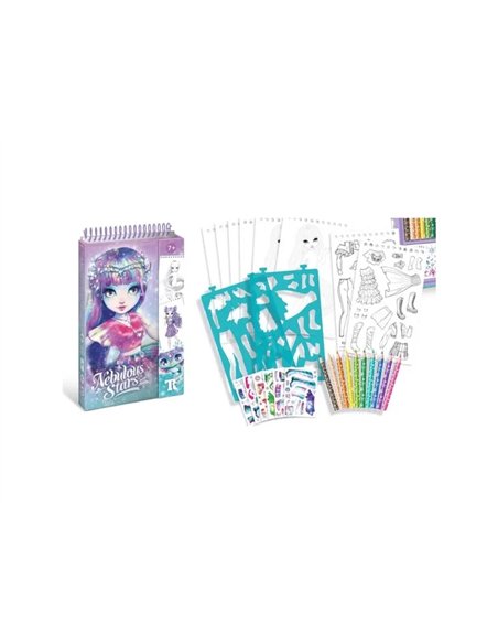 Mini carnet de mode - Isadora - nebulous stars