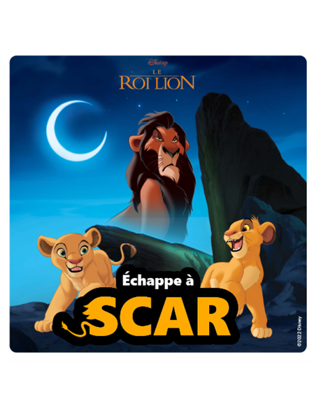 Défi vilain : échappe à Scar ! Roi lion - ma fabrique à histoires Lunii