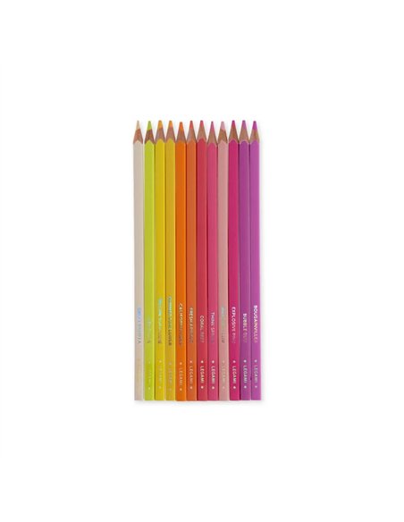 Set de 12 Crayons de Couleur - Live Colorfully - sunset palette - LEGAMI
