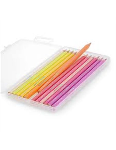 Set de 12 Crayons de Couleur - Live Colorfully - sunset palette - LEGAMI