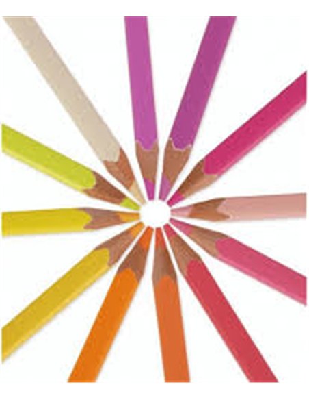 Set de 12 Crayons de Couleur - Live Colorfully - sunset palette - LEGAMI