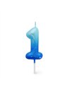 Bougie Pour Gâteau - Happy Birthday Candle - Blue - 1 - LEGAMI