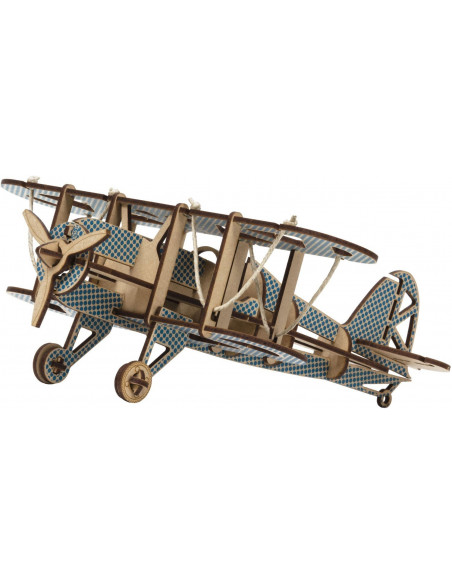 Avion Motif Bleu