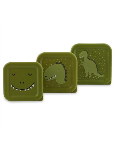 Boîtes à goûter - 3 pièces - Mr. Dino - Trixie