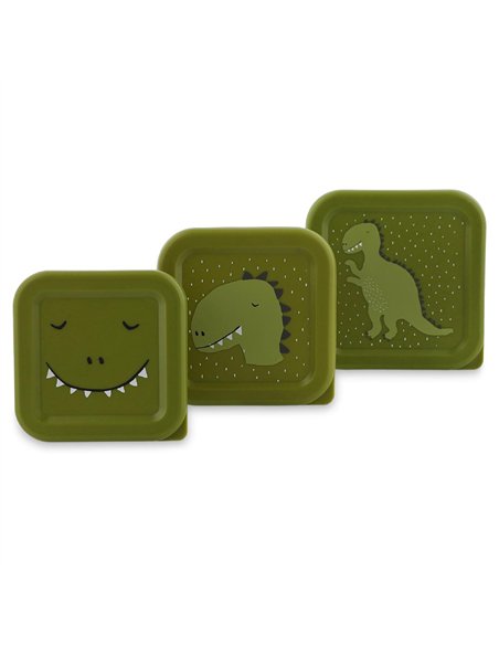 Boîtes à goûter - 3 pièces - Mr. Dino - Trixie