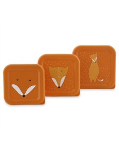 Boîtes à goûter - 3 pièces - Mr. Fox - Trixie