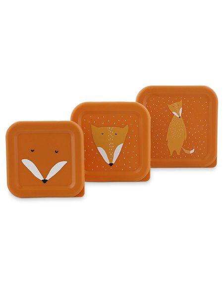Boîtes à goûter - 3 pièces - Mr. Fox - Trixie