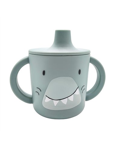 Tasse d'apprentissage en silicone - Mr. Shark - Trixie