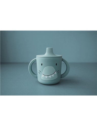 Tasse d'apprentissage en silicone - Mr. Shark - Trixie