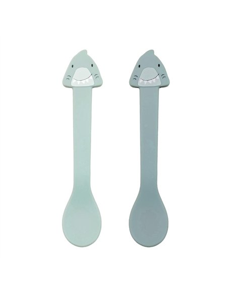 Cuillère silicone 2-pack - Mr. Shark - Trixie