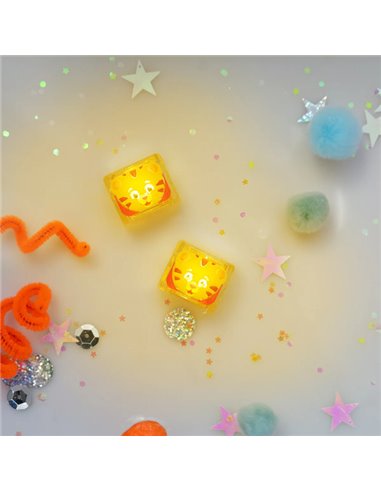 Cubes lumineux Daniel marron - Glo pals