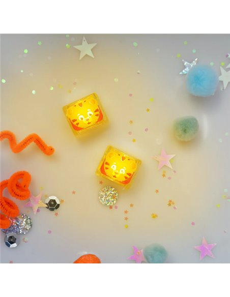 Cubes lumineux Daniel marron - Glo pals