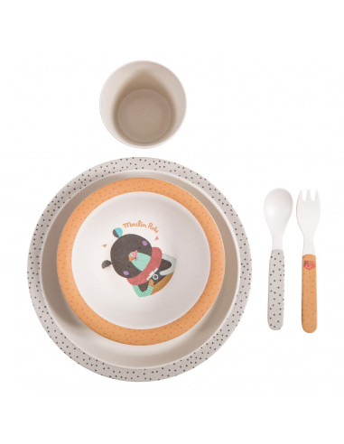 Set vaisselle ocre Les jolis trop beaux