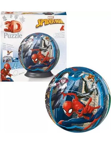 Puzzle 3D rond Spider-man