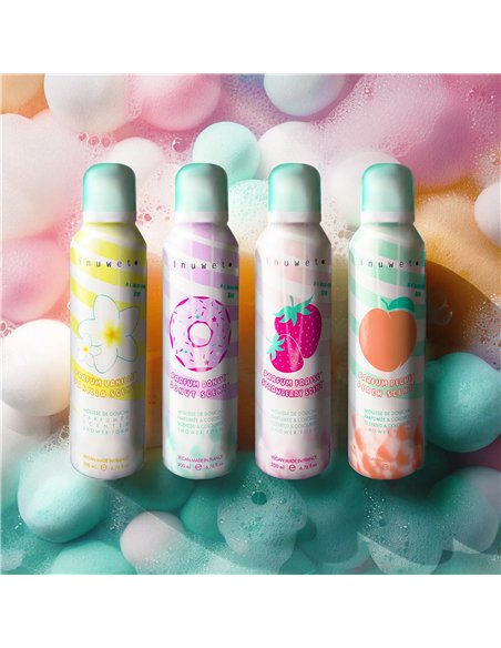 Mousse de douche - Parfum pêche - Inuwet