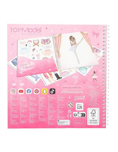 TOPModel Dress Me Up album d'autocollants BALLET