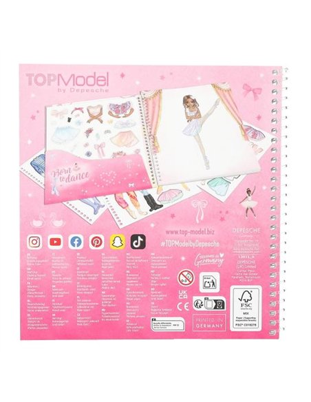 TOPModel Dress Me Up album d'autocollants BALLET