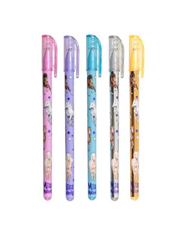 Miss Melody Set de crayons gel pailletés