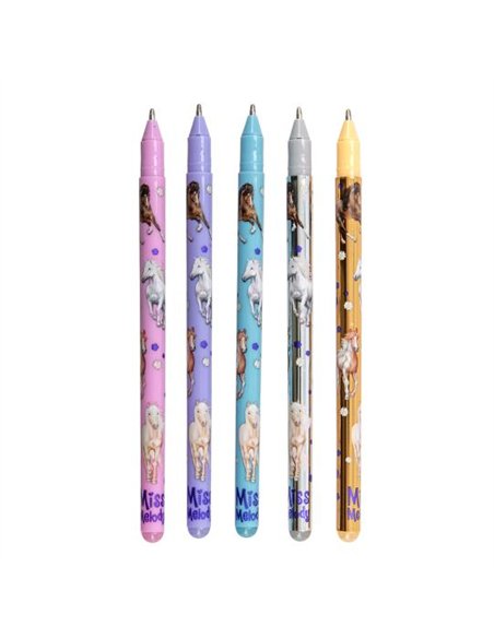 Miss Melody Set de crayons gel pailletés