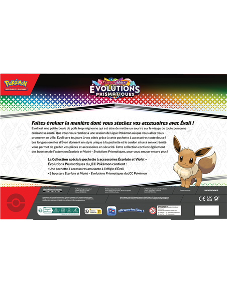Pokémon EV8.5 : Coffret Accessoires (5 boosters)